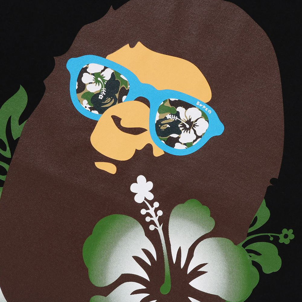 베이프 반팔티 ABC RESORT CAMO APE HEAD TEE 1L70-110-001 - 상세 이미지 4