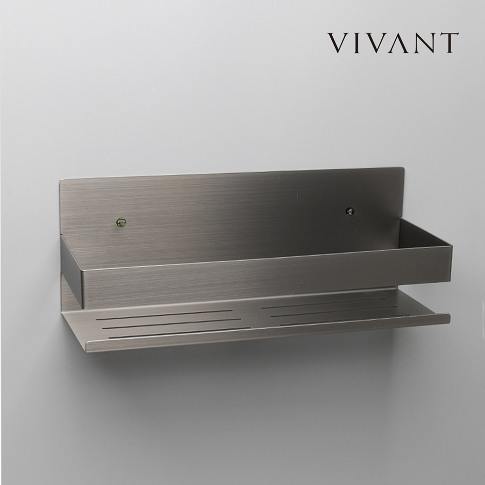 비반트 VIVANT 무광샴푸선반 TC052 MS메트실버 그레이 골드 화장실욕실 용품정리대 - 상세 이미지 2