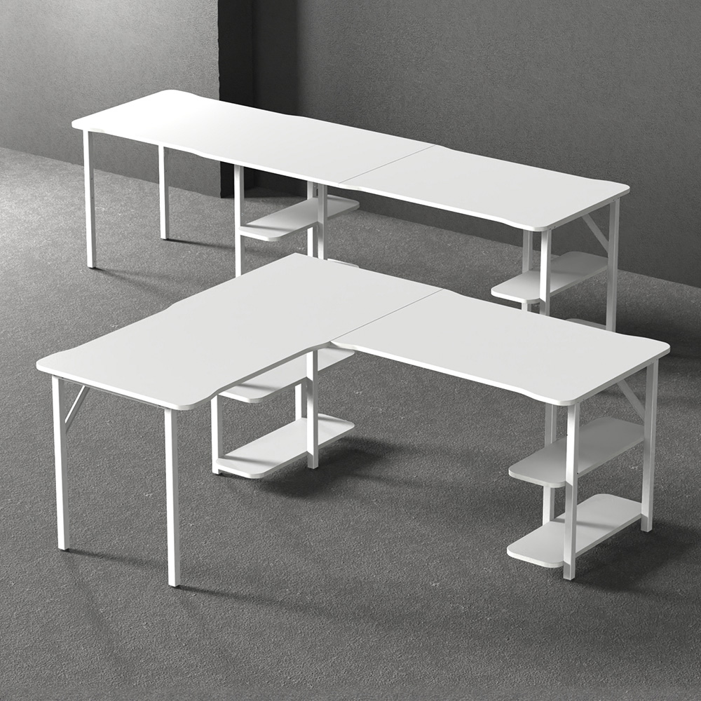 제닉스 ARENA L데스크 프로 ㄱ자코너 2인용 컴퓨터게이밍책상