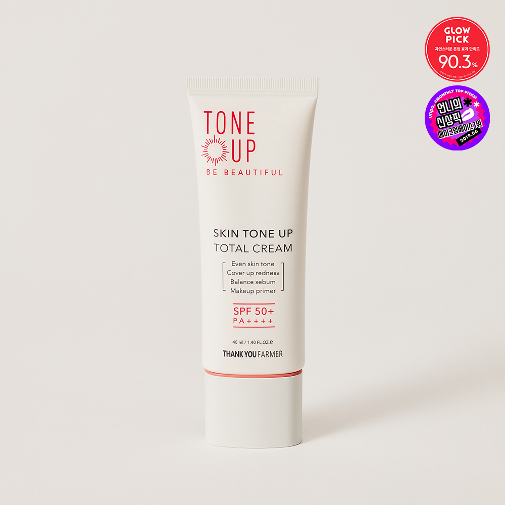 땡큐파머 스킨 톤 업 토탈 톤업 크림 40ml SPF50+ PA++++ 이미지