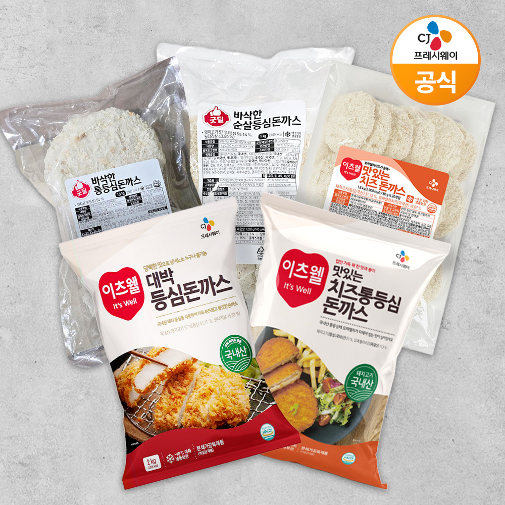 CJ 이츠웰 굿딜 돈까스 등심 통등심 치즈 치즈통등심 대용량 업소용 - 상세 이미지 2
