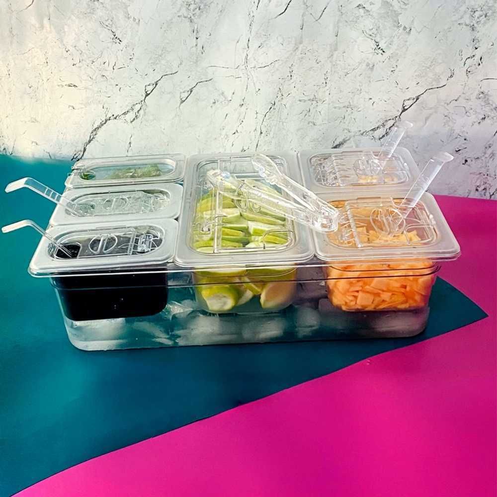 셀프바 반찬통 단무지 낮은 단독 볼랙 김치 보관 A. PC 부품 랙 36cm 소형 단일 랙 - 상품 이미지