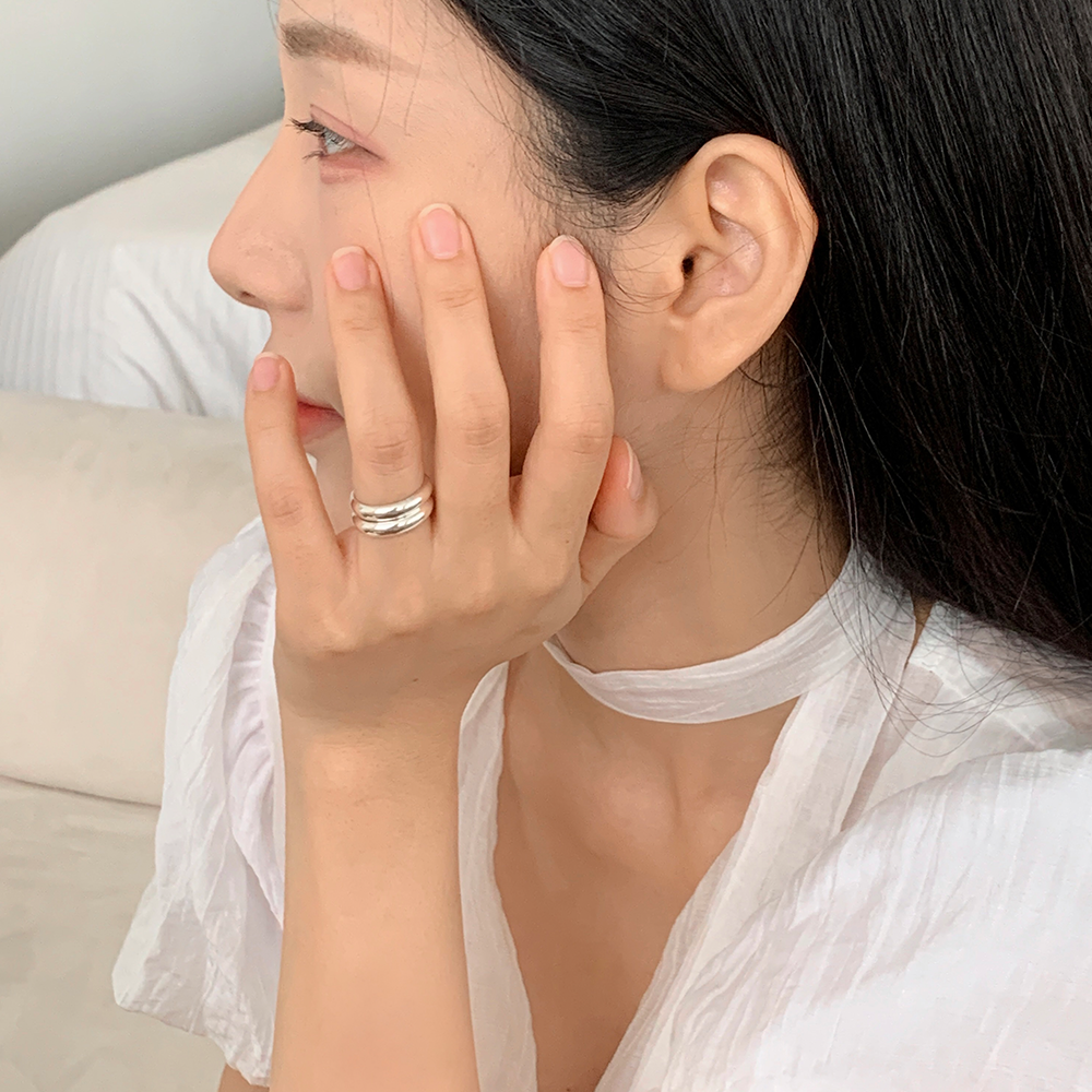 925하우스 은가락지 엥게이지 실버반지 커플링 데일리 볼드 우정반지 3mm 4mm 5mm