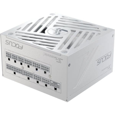 [해외]시즌 포커스 GX-1000 화이트 ATX3, 1000W 80+ 골드 풀 모듈러, 팬리스, 무음, 냉각 모드의 팬 제어, 40/50 시리즈, 10년 보증, 게임용 전원 공급