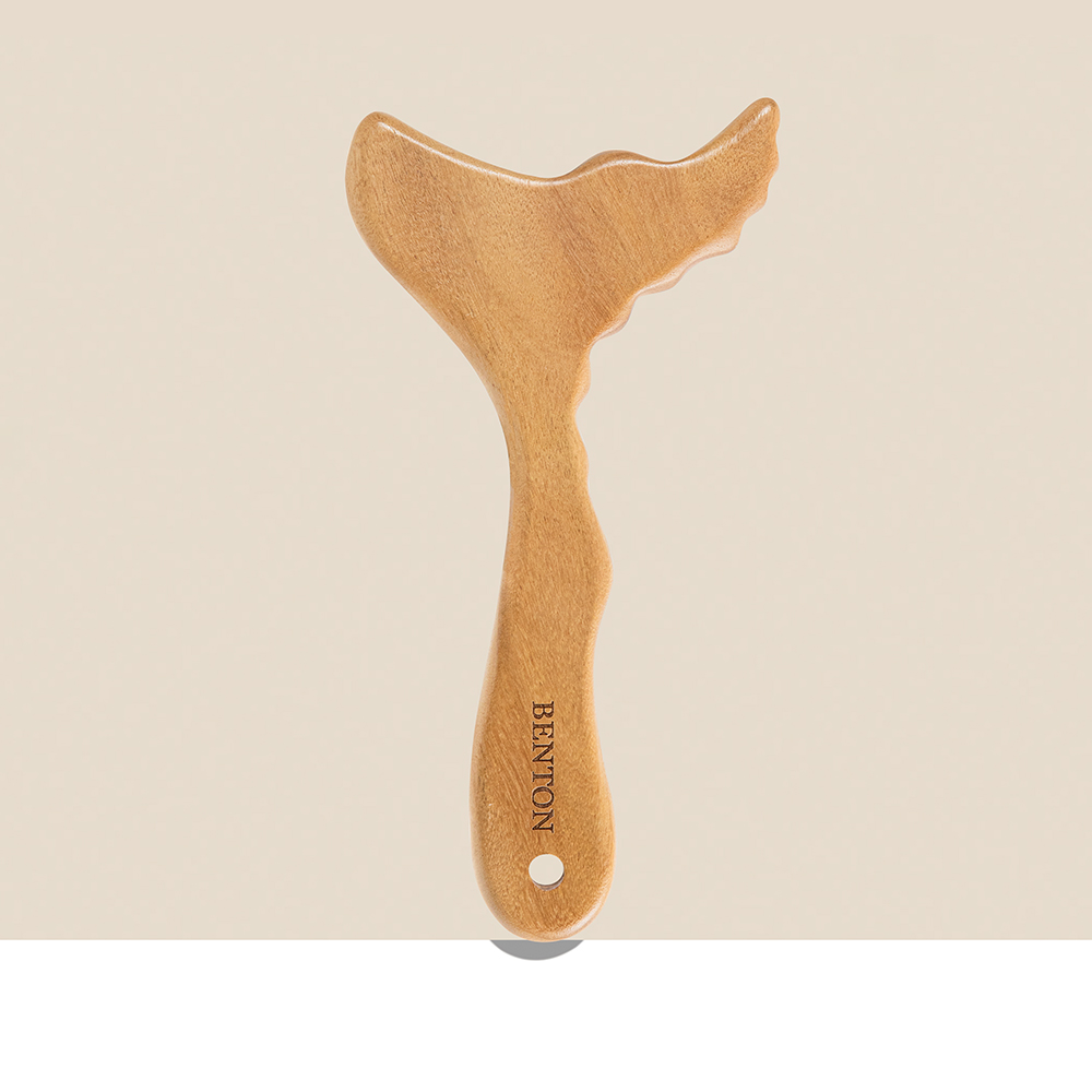 벤튼 우드 바디 괄사 마사지기 얼굴 림프순환 두피 승모근 종아리 붓기제거 마사지기 제품 이미지