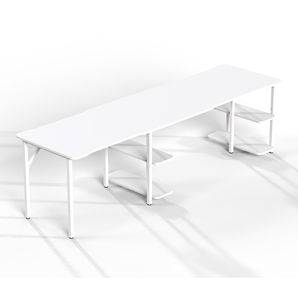 제닉스 ARENA L데스크 프로 ㄱ자코너 2인용 컴퓨터게이밍책상