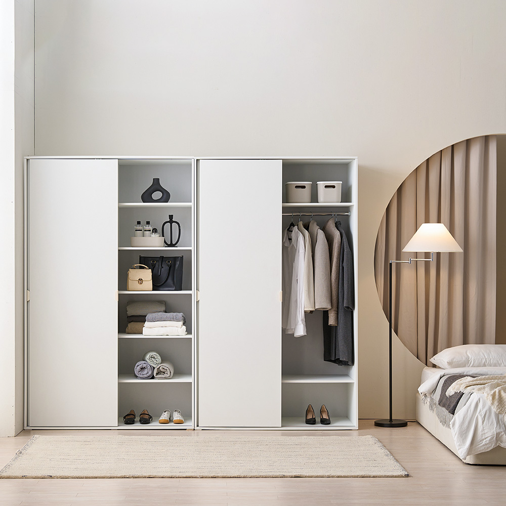 바스포르 레이나 600 화장대 라운드 무드등 거울 수납화장대