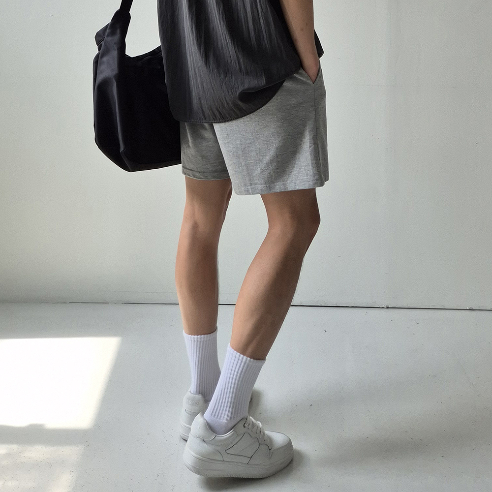 남자 여름반바지 밴딩 트레이닝 팬츠 남자 반바지 - 상세 이미지 2