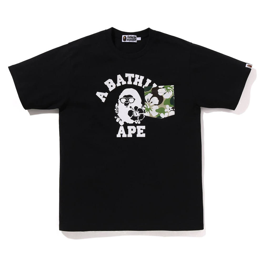 베이프 반팔티 ABC RESORT CAMO POCKET COLLEGE TEE 1L70-109-003 - 상세 이미지 2