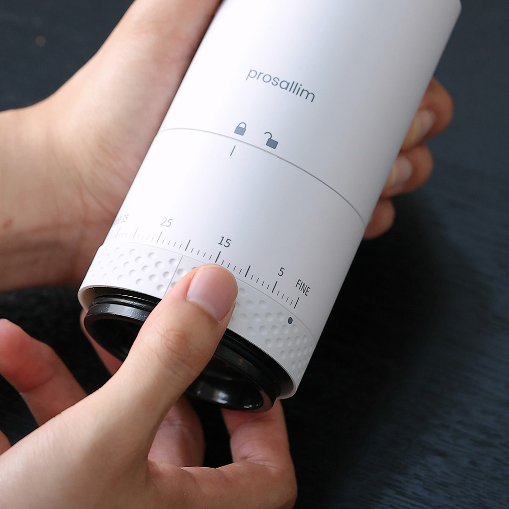 프로살림 전동 커피 그라인더 자동 원두 분쇄기 무선 휴대용 가정용