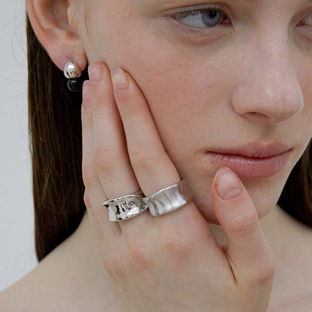 [바이이에르] Bone bone ring (Silver) BH7R53715WB - 상세 이미지 3