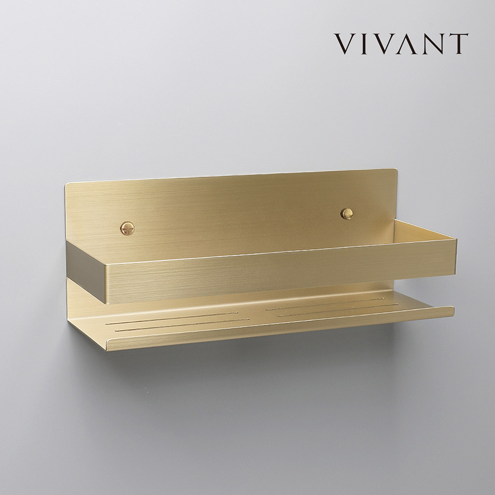 비반트 VIVANT 무광샴푸선반 TC052 MS메트실버 그레이 골드 화장실욕실 용품정리대 - 상세 이미지 3