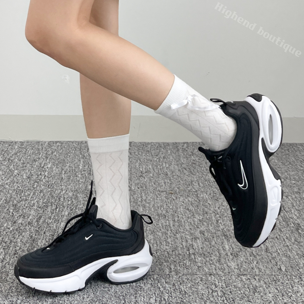 나이키 에어맥스 키높이 굽높은 어글리 여성 운동화 런닝화 블랙화이트, 245