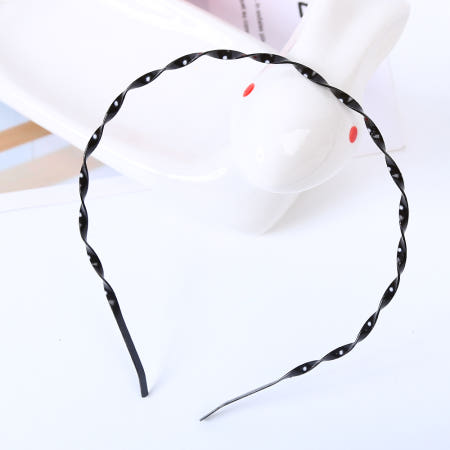철사 트위스트 헤어밴드 남여공용 머리띠