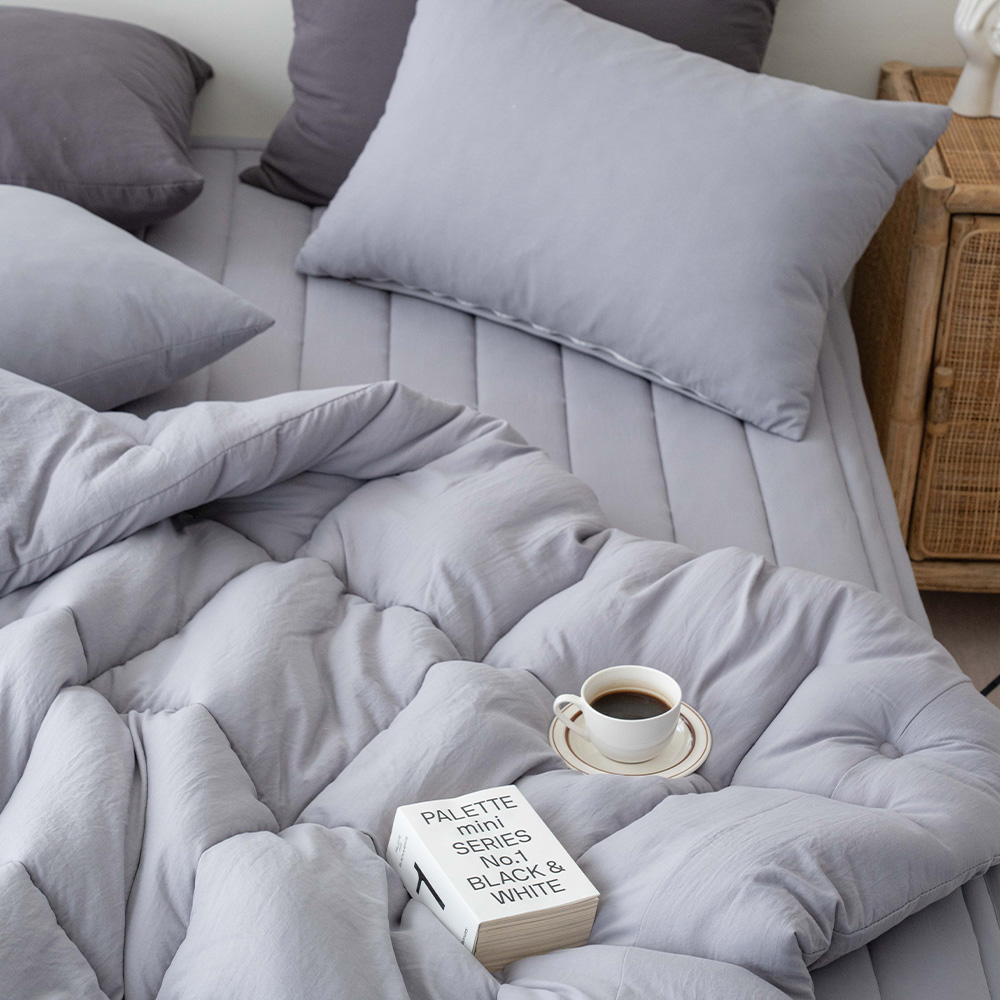 두꺼운 알러지케어 먼지없는 워싱 따뜻한 사계절 가을 겨울 차렵 이불 SS