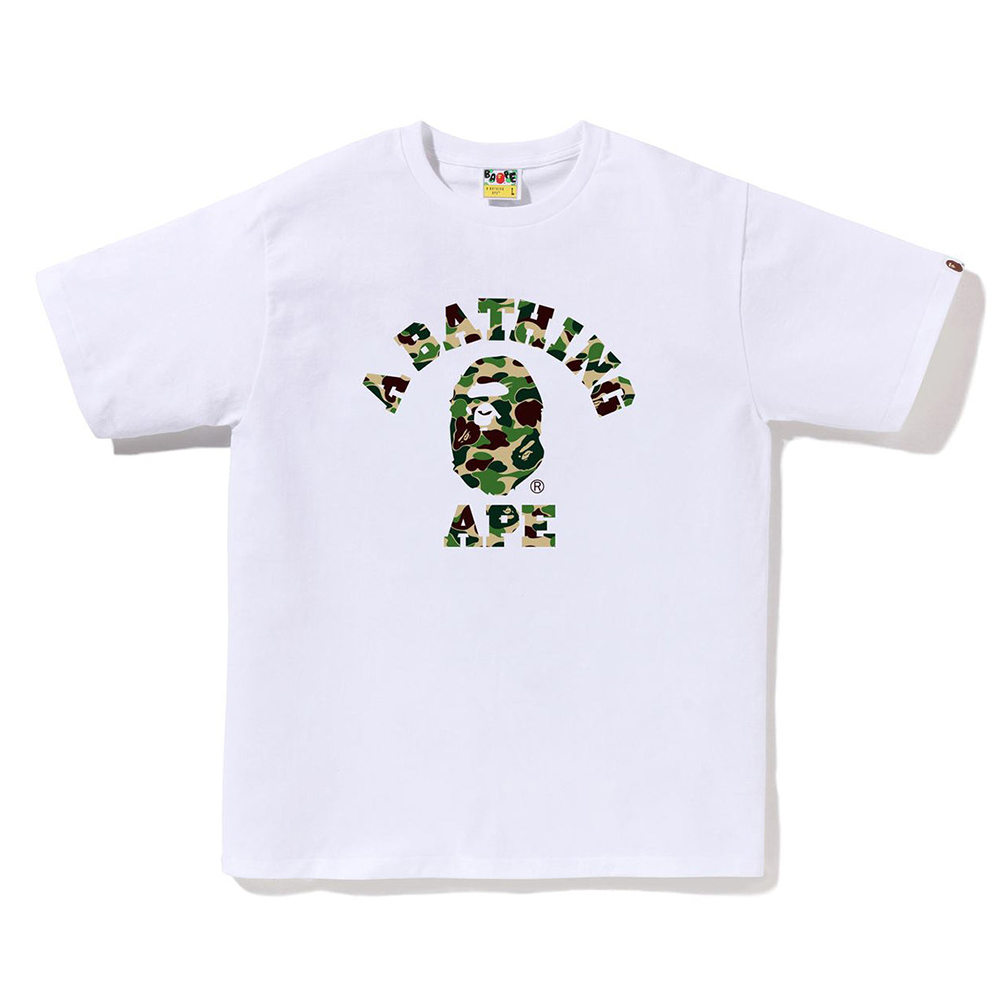 [국내] 베이프 반팔티 ABC CAMO COLLEGE TEE 1L80-110-005 재고보유 - 상품 이미지