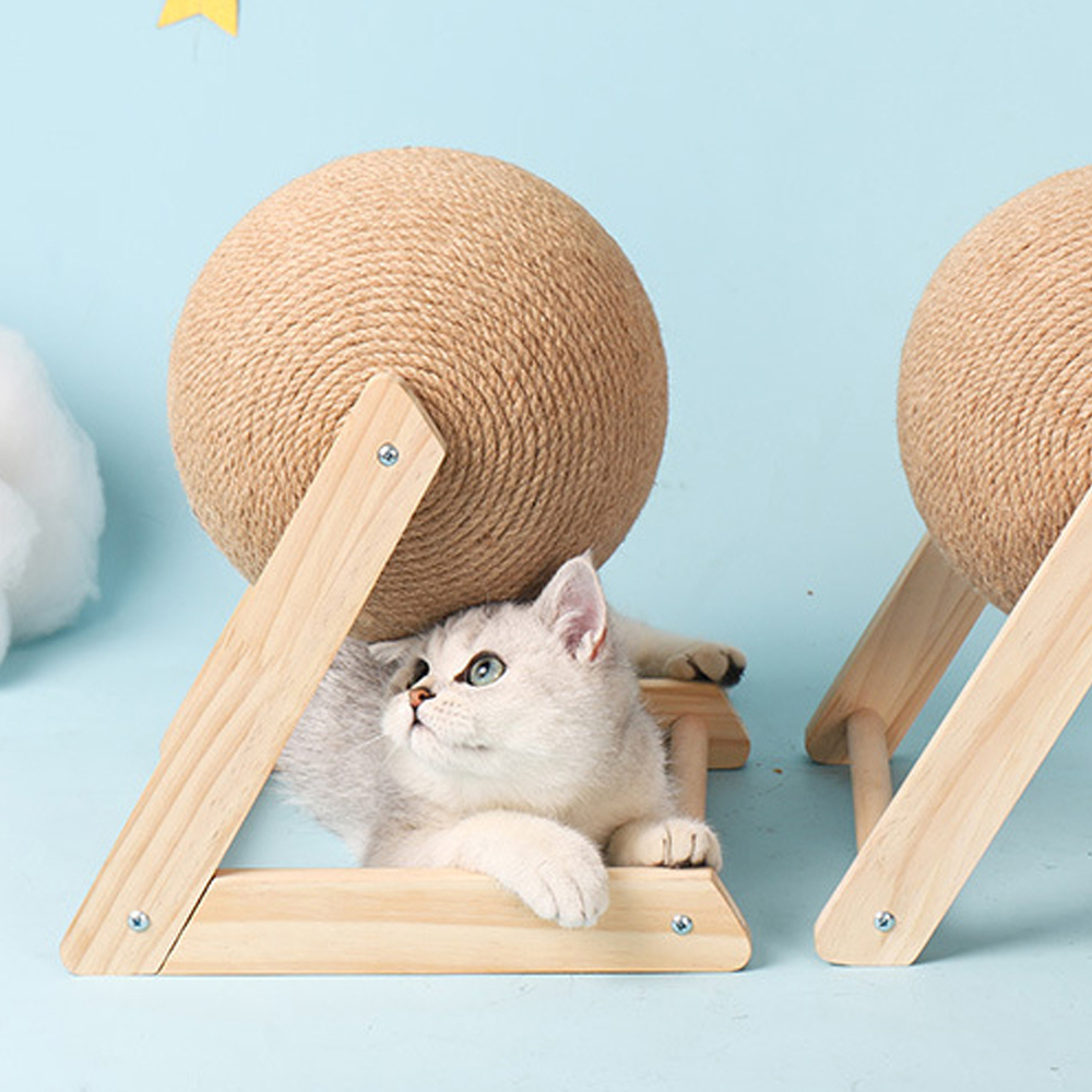 개과천선 어몽드 스윈공 고양이 스크래쳐 회전 볼 장난감 반려묘 - 상세 이미지 5