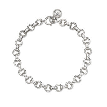 [바이이에르] Chunky chain ball bracelet (Silver) BH7B52706WB210 - 상세 이미지 2