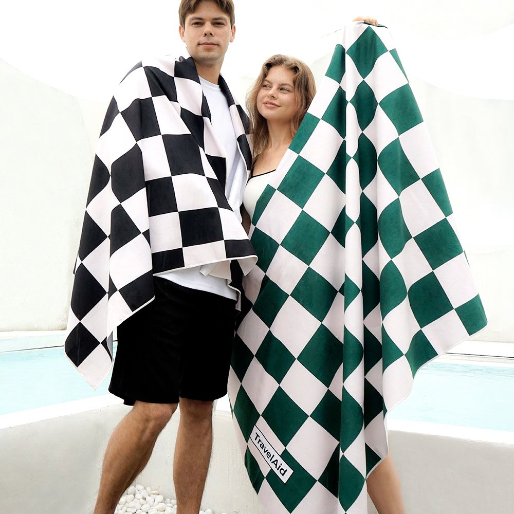 1+1 스트라이프 감성 성인 비치타올 대형 샤워수건