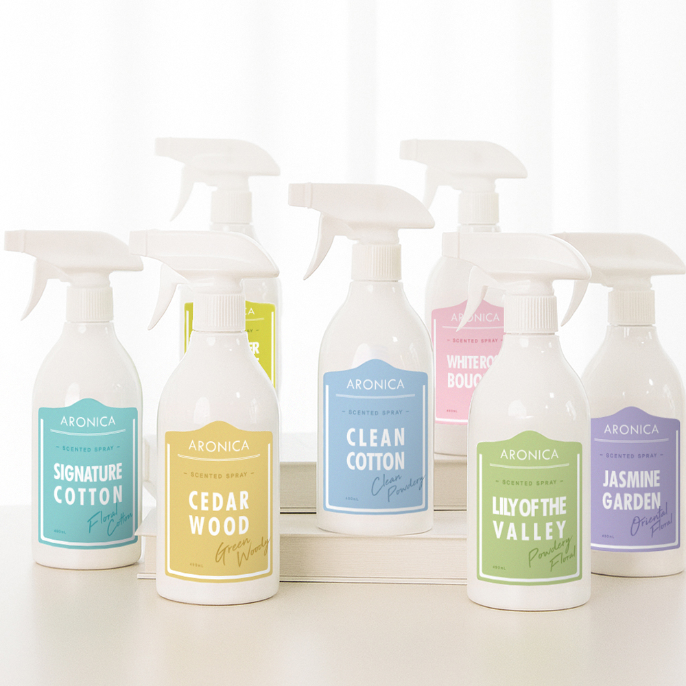 아로니카 센티드 스프레이 490ml 실내 룸 스프레이 섬유향수