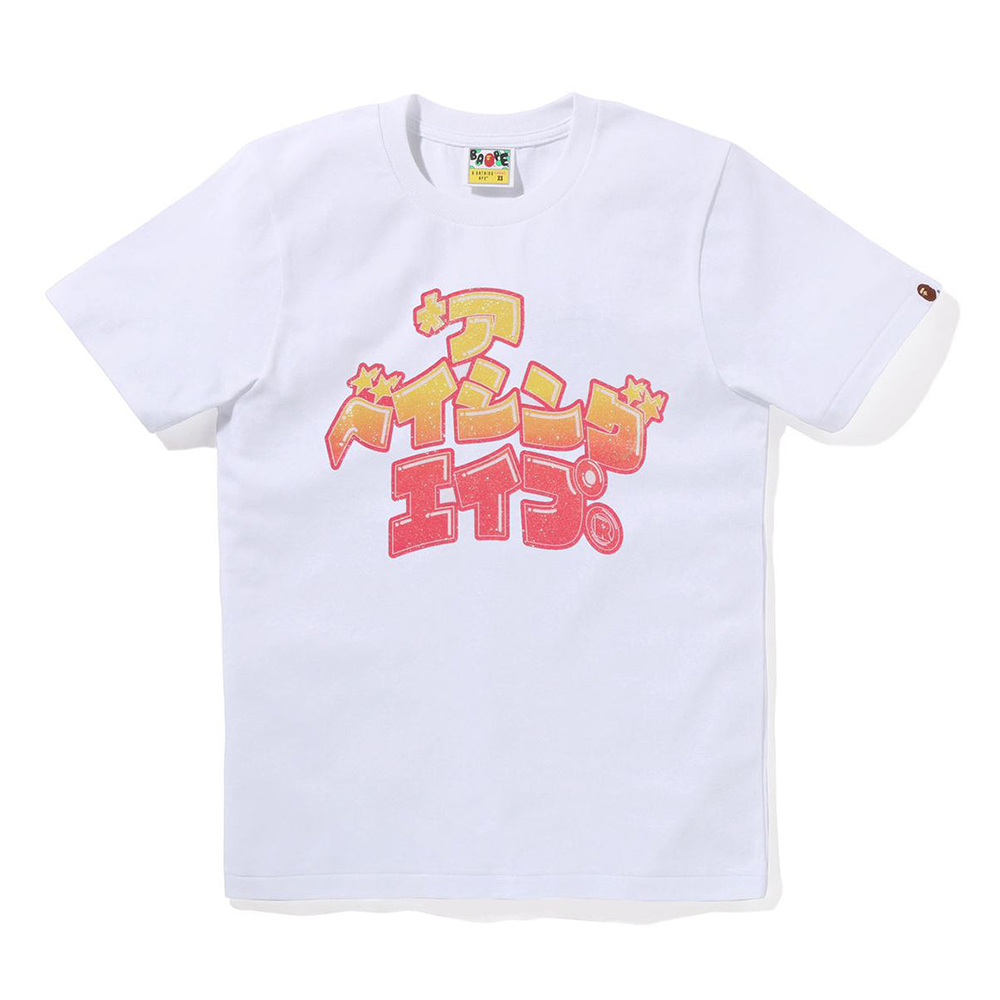 베이프 우먼즈 반팔티 KATAKANA A BATHING APE TEE 1L80-210-066 - 상세 이미지 3
