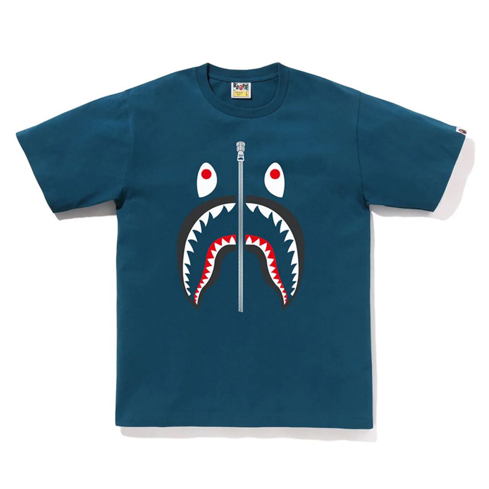베이프 반팔티 SHARK TEE 1L80-110-003 - 상세 이미지 2