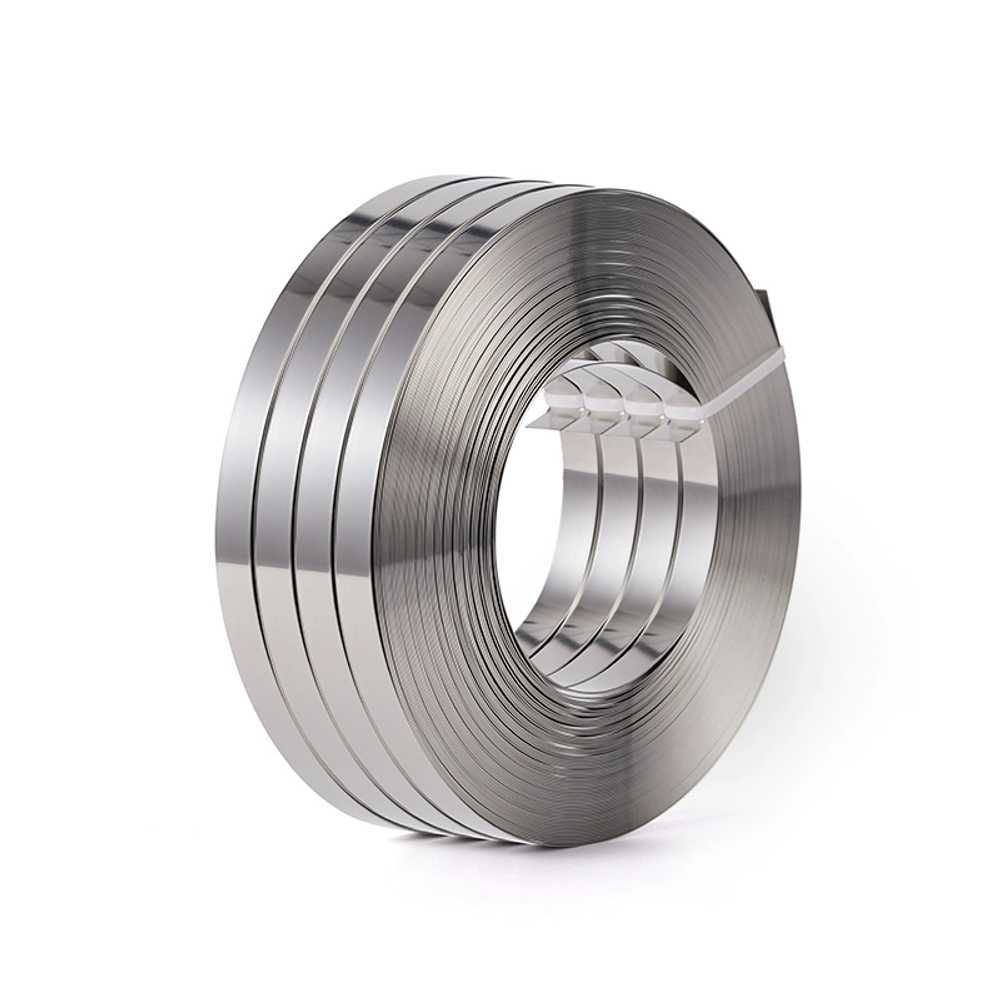 금속 철밴드 스틸밴드 결속기 케이블 버클 포장 시트 D. 100.5mm 30 미터롤 - 상품 이미지