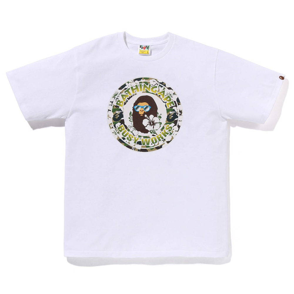 베이프 반팔티 ABC RESORT CAMO BUSY WORKS TEE 1L70-110-002 - 메인 이미지