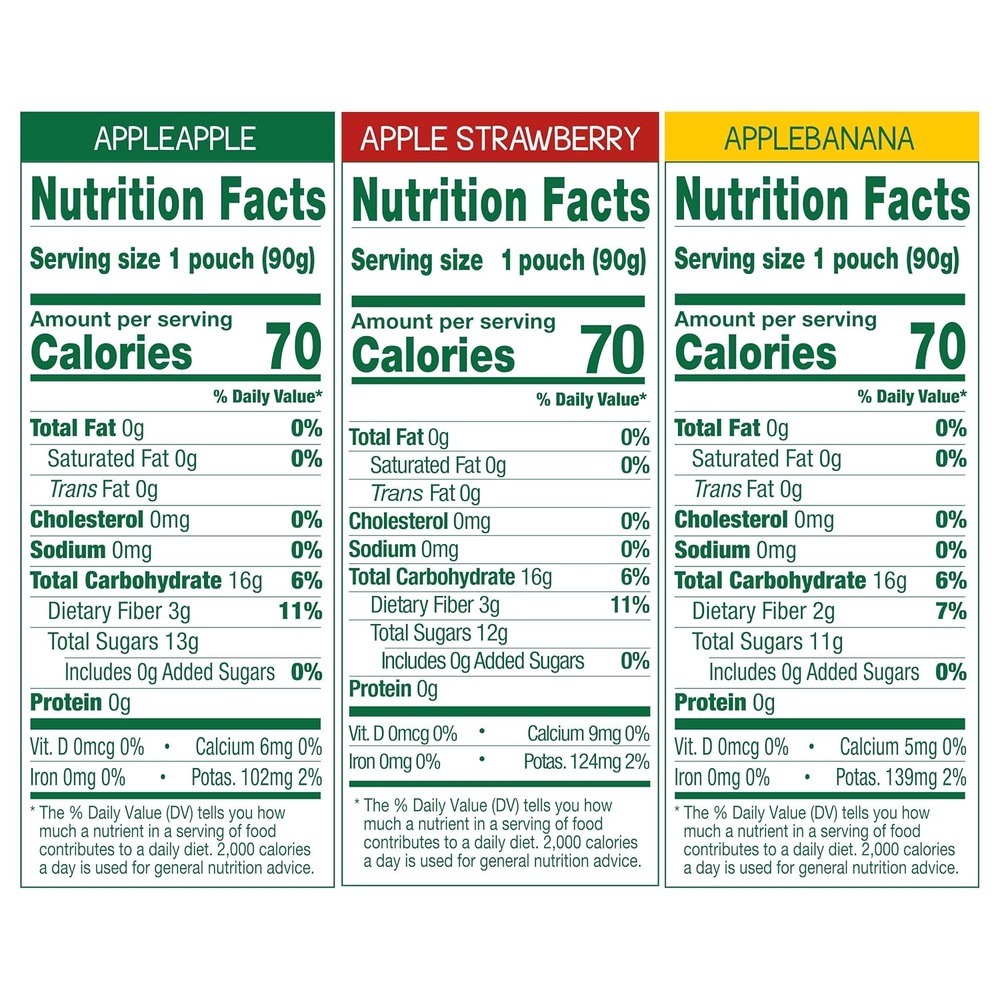 GoGo squeeZ 고고스퀴즈 과일퓨레 20팩 유기농 아기간식