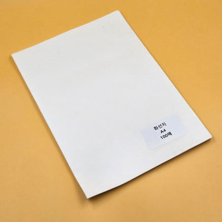 A4 사이즈 화선지 서예 입문자 연습용 붓글씨 캘리그라피 100매