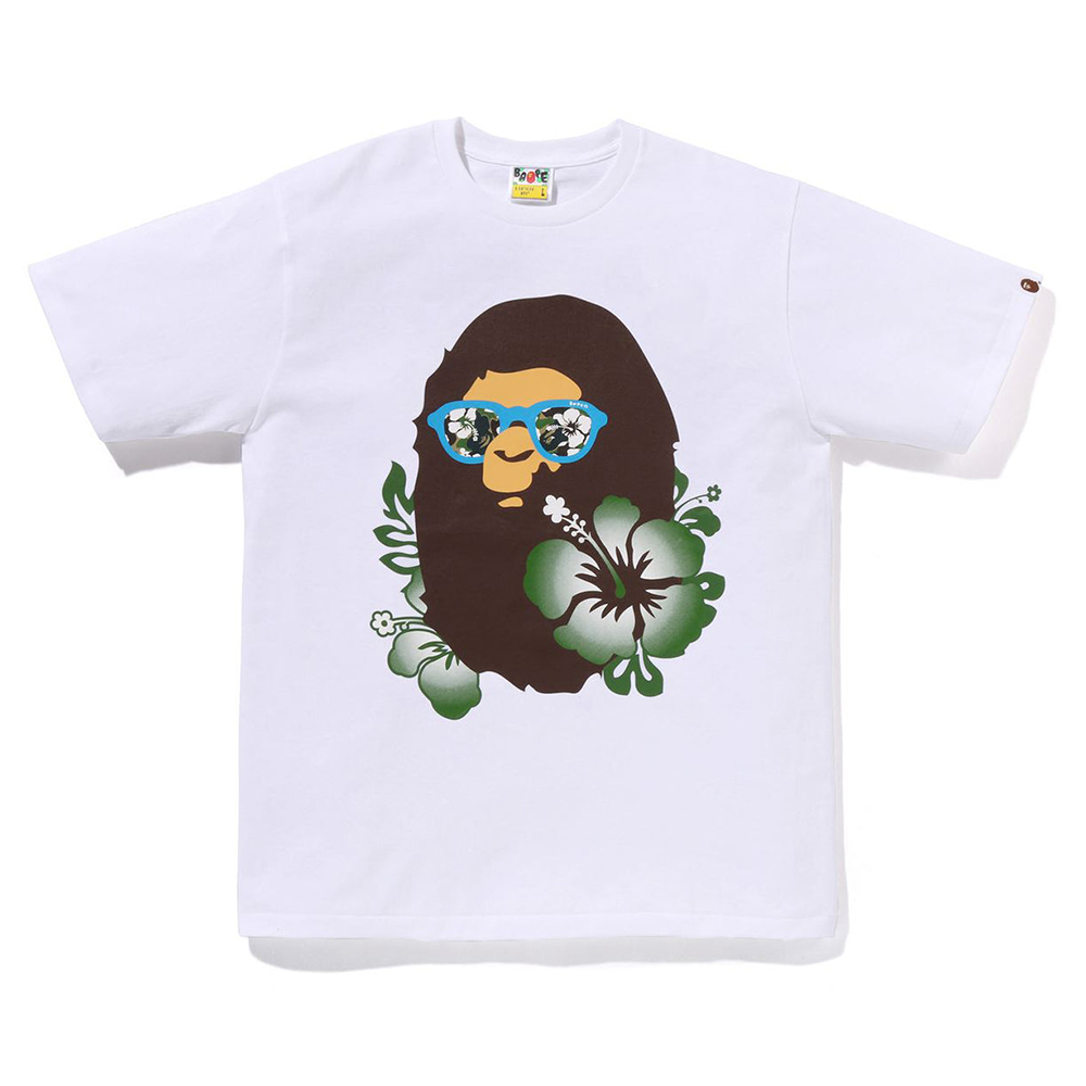 베이프 반팔티 ABC RESORT CAMO APE HEAD TEE 1L70-110-001 - 메인 이미지