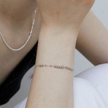 [바이이에르] [925 silver] Moving ball bracelet (Silver) BH7B52703W9175 - 상세 이미지 4