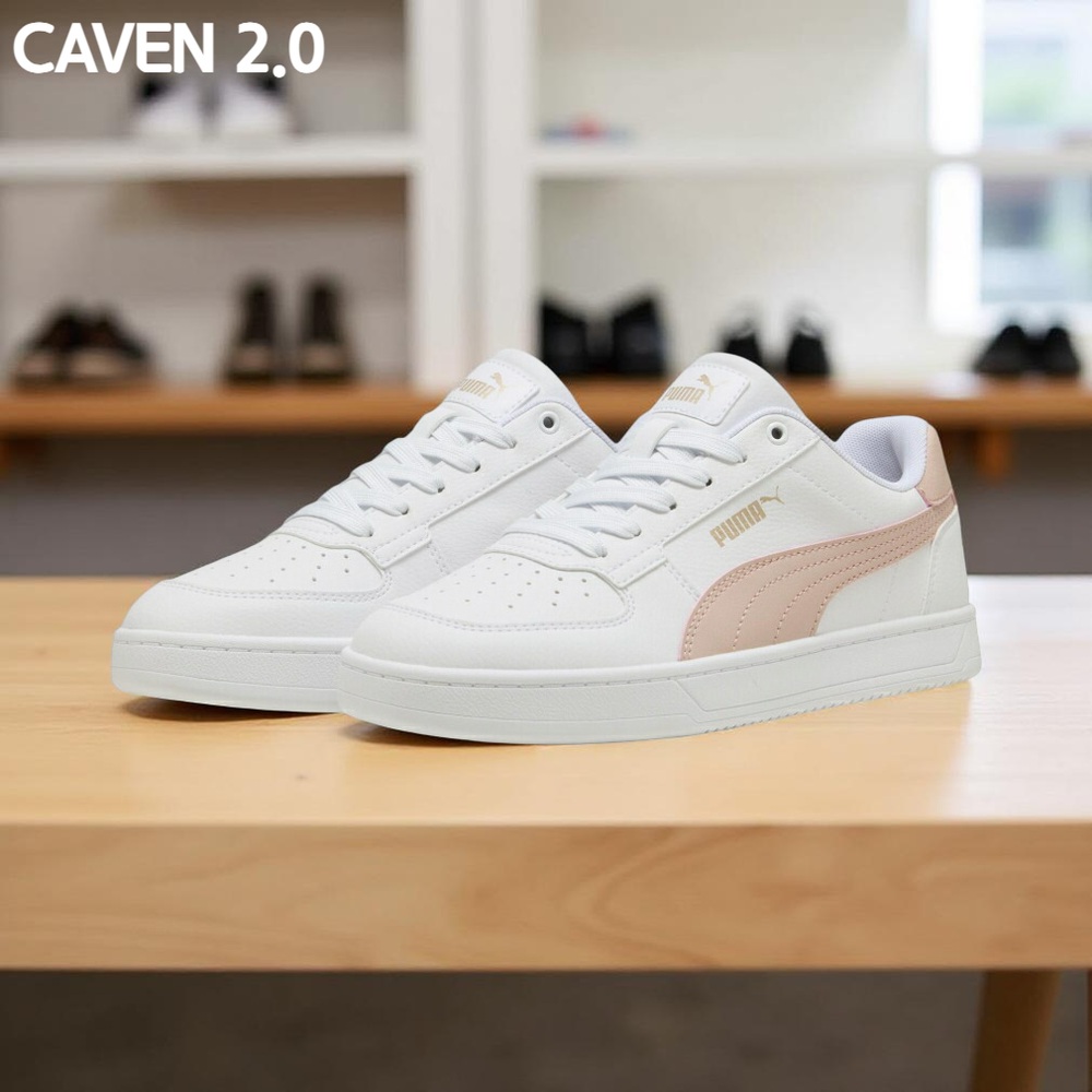 푸마 케이븐 2.0 여성 스니커즈 화이트핑크 392290
