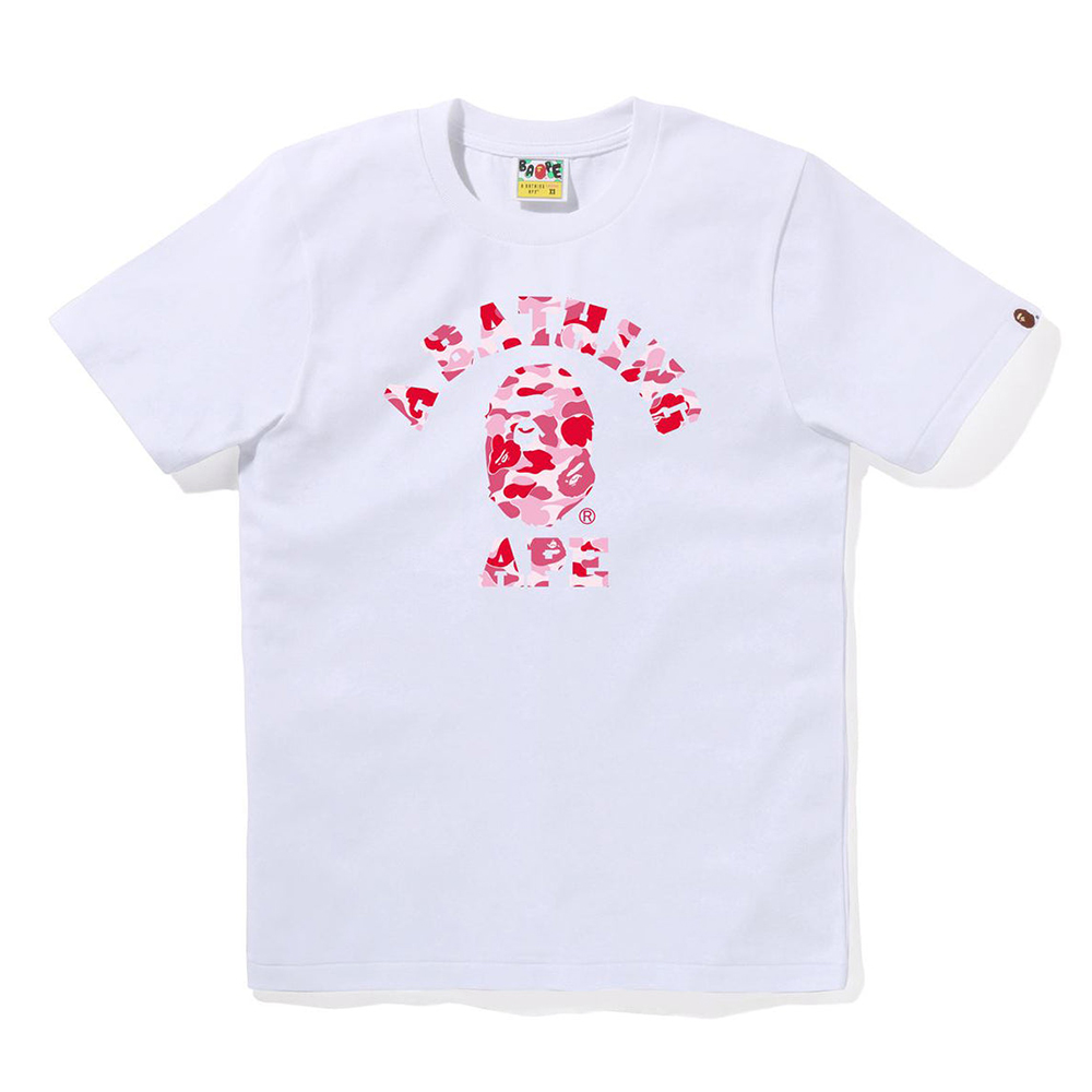 베이프 우먼즈 반팔티 ABC CAMO COLLEGE TEE 1L80-210-005 - 상세 이미지 4