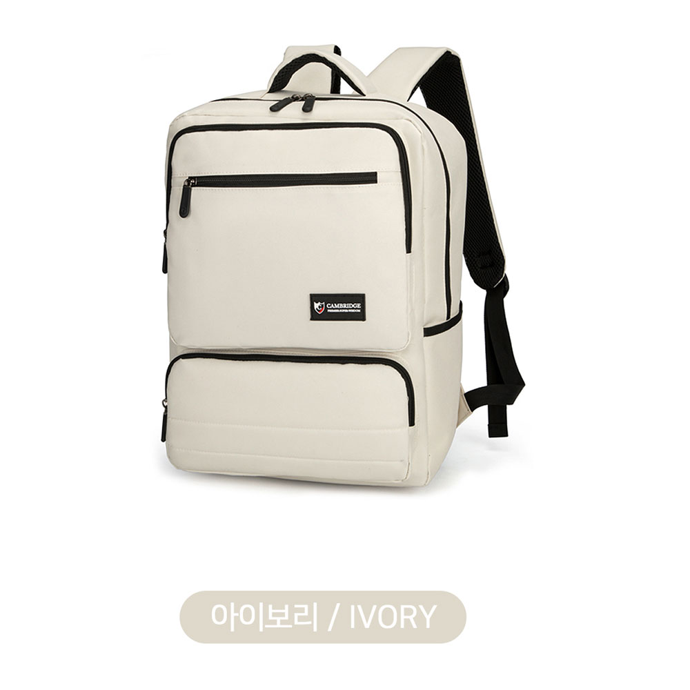 중고등학생 책가방 대학생 직장인 남학생 여학생 청소년 스퀘어 백팩 멀티포켓 여행백팩 가방 - 상세 이미지 4