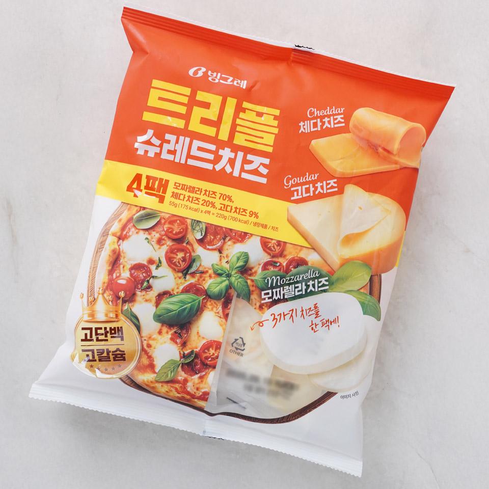 메가마트 빙그레 트리플 슈레드치즈 220g - 상세 이미지 2