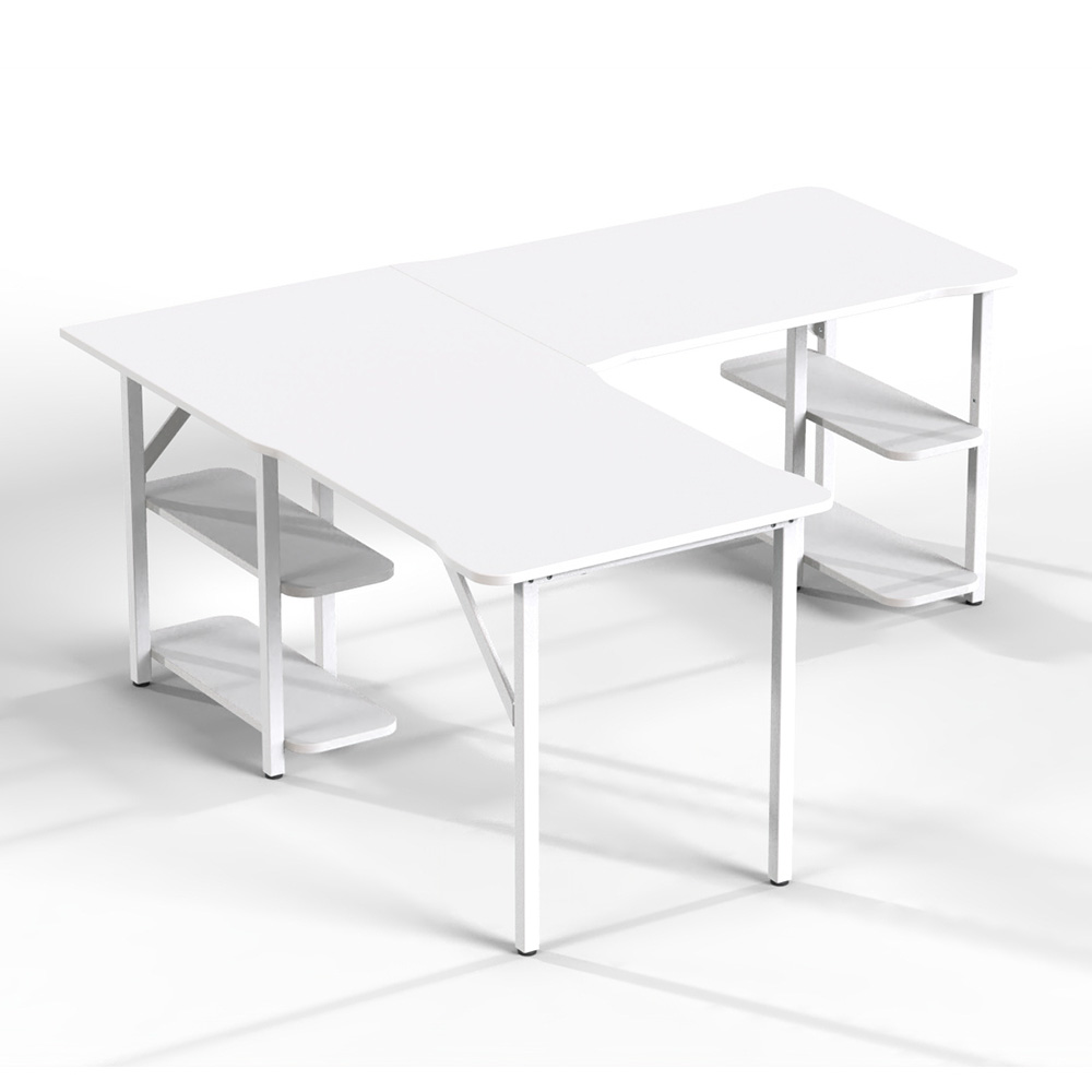 제닉스 ARENA L데스크 프로 ㄱ자코너 2인용 컴퓨터게이밍책상