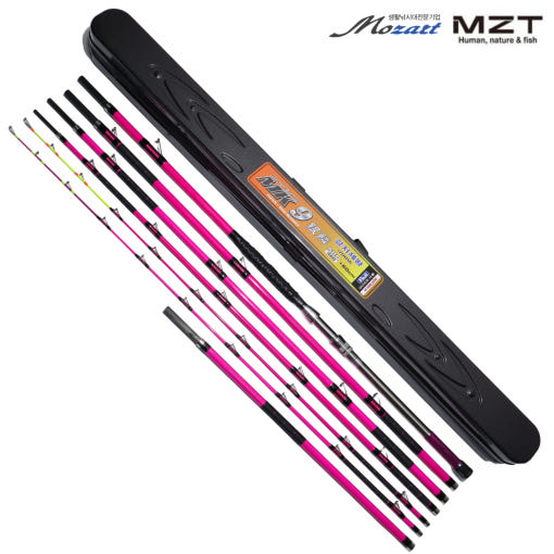 25년 MZT 모짜르트 티탄 MK9 은린 갈치제왕 줌 460 580 핑크 줄잡이 선상 갈치 낚시대 - 상세 이미지 3