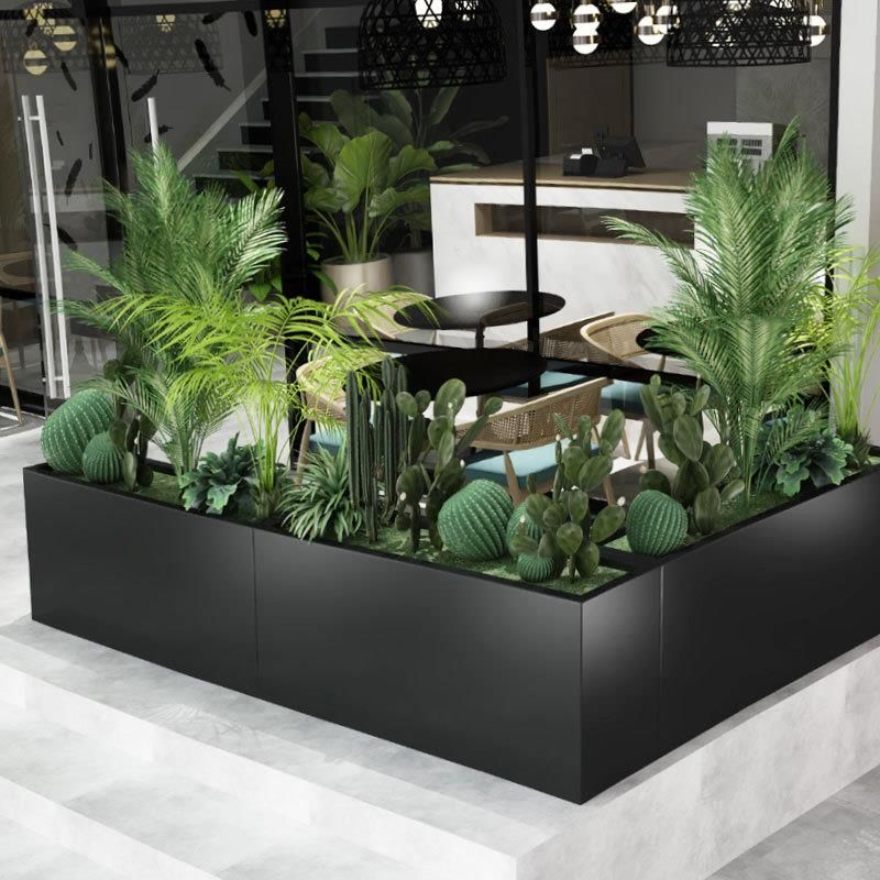 스텐 대형사각화분 플랜트박스 플랜트파티션 80x30x40 스틸 - 상세 이미지 2
