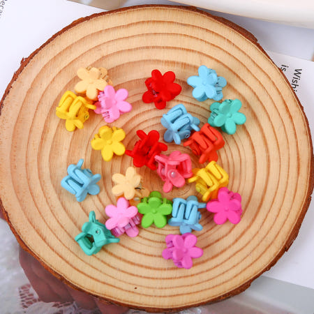 꽃모양 집게핀 헤어핀 세트 10개입