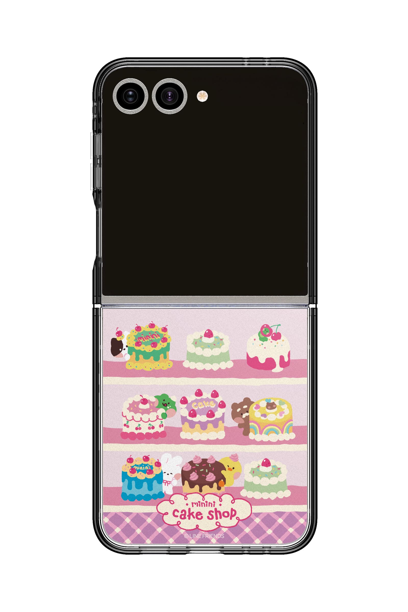 미니니 케이크샵쁘띠케이크 띠부띠부스킨 갤럭시/아이폰 케이스 부착용스킨 VC330 - 상세 이미지 5
