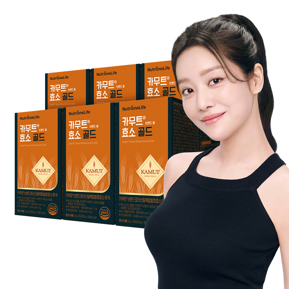 뉴트리원 카무트 효소 골드 카뮤트 가루 분말 30포, 6개 제품 이미지