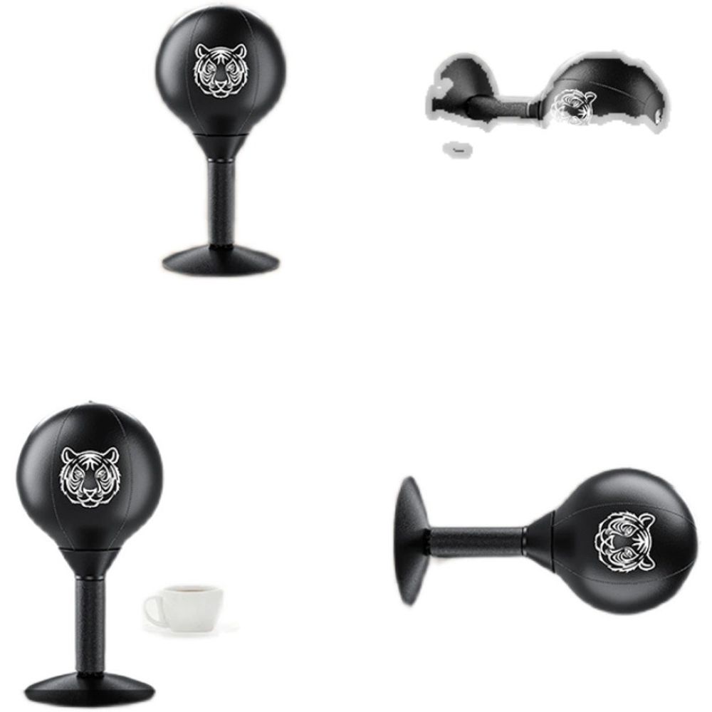 복싱 스피드 볼 트레이닝볼 데스크탑 펀치볼 A. 기본 흑인과 빨간색 black 운동 반응 이미지 6
