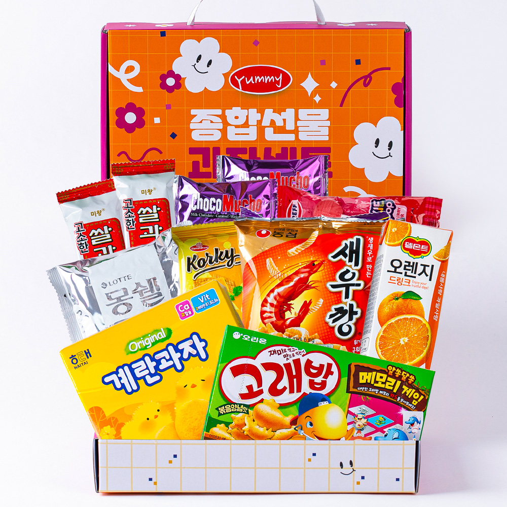 더하모니 실속 야미야미 종합과자 선물세트 1호 간식꾸러미 과자선물세트 단체행사간식 구디백 - 상품 이미지