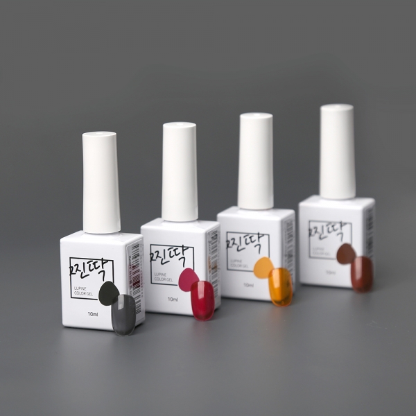 찐딱컬러 젤폴리쉬 10ml 어반시티 4종 (선택) (블랙,레드,오렌지,브라운) - 상품 이미지