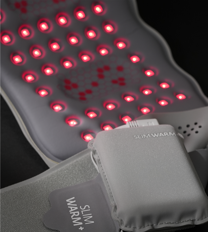 슬림웜 LED 허리찜질기 근적외선 복부 온열찜질기 원적외선 찜질