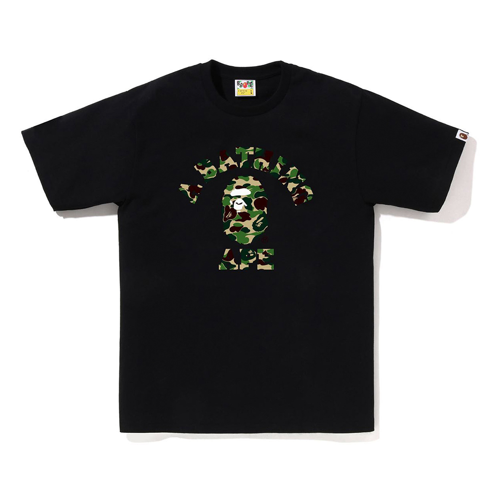 [국내] 베이프 반팔티 ABC CAMO COLLEGE TEE 1L80-110-005 재고보유 - 상세 이미지 4