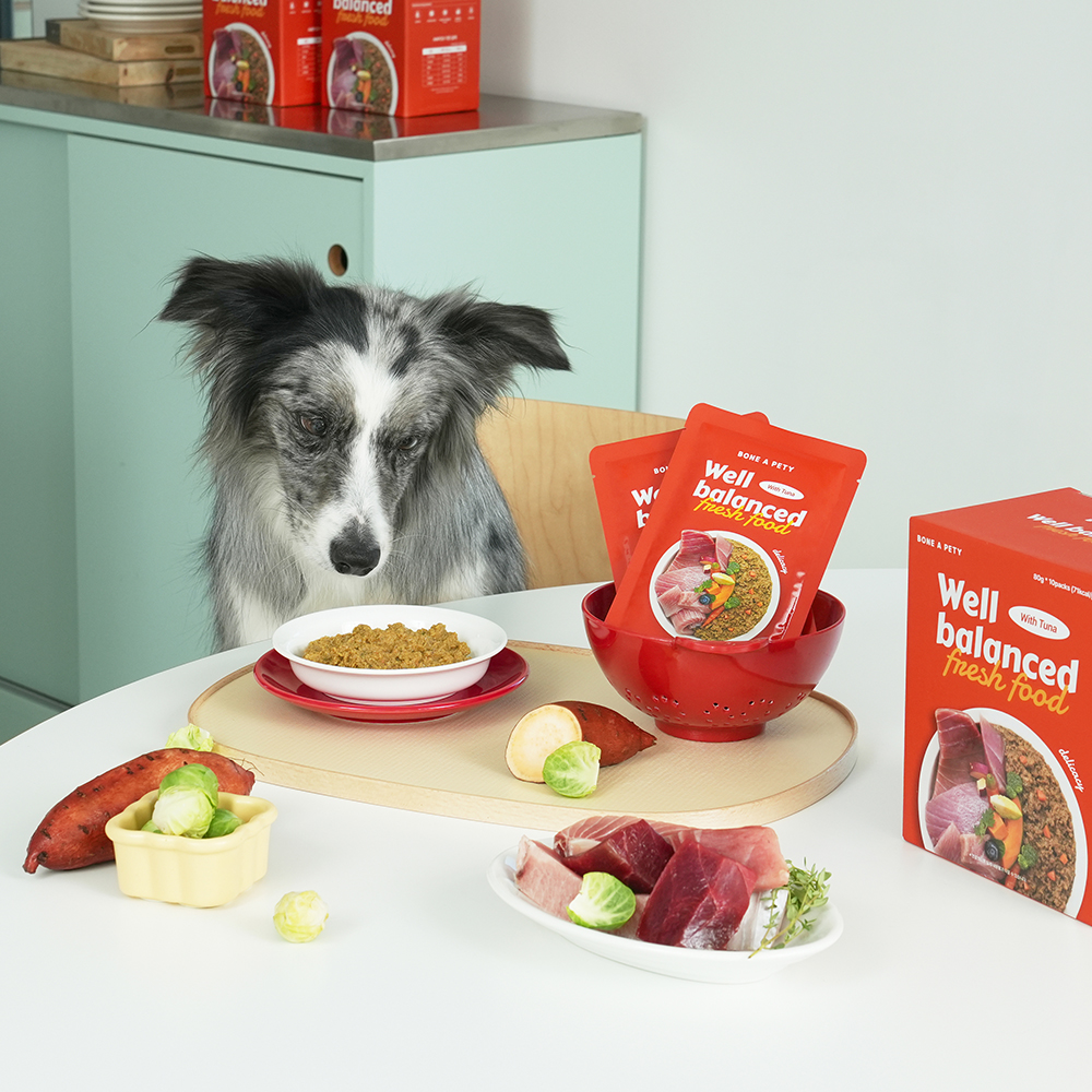 본아페티 웰밸런스드 강아지 화식 눈물자국 참치 자연식 사료 눈+눈물, 80g, 10개