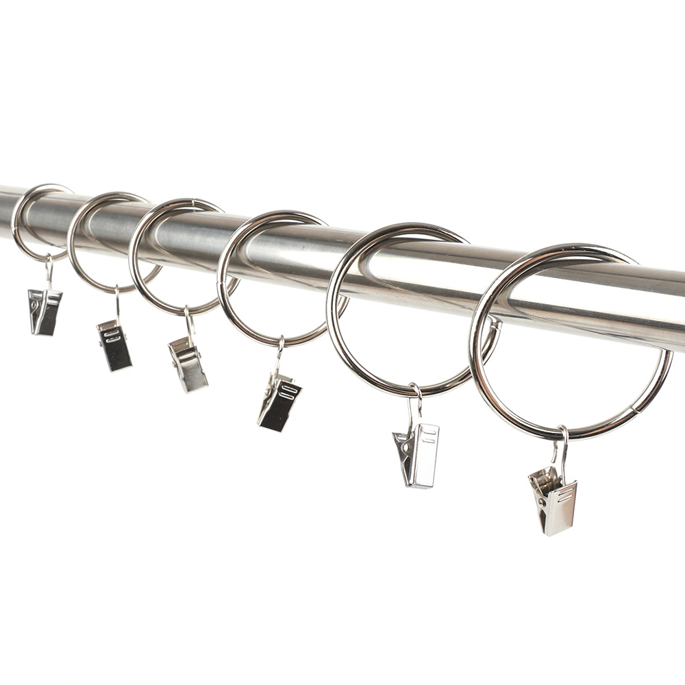 커튼링고리 커텐 고리 봉 집게 커튼 집게링 10개