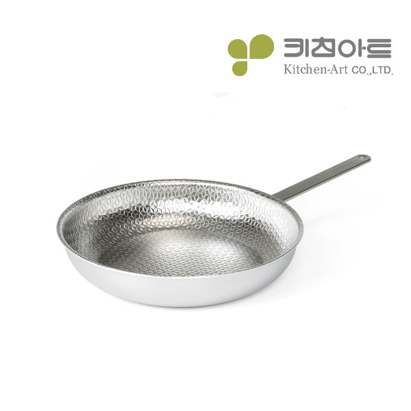 키친아트 무연마 통5중 스텐316 인덕션 후라이팬 28cm 프리미오 - 상품 이미지